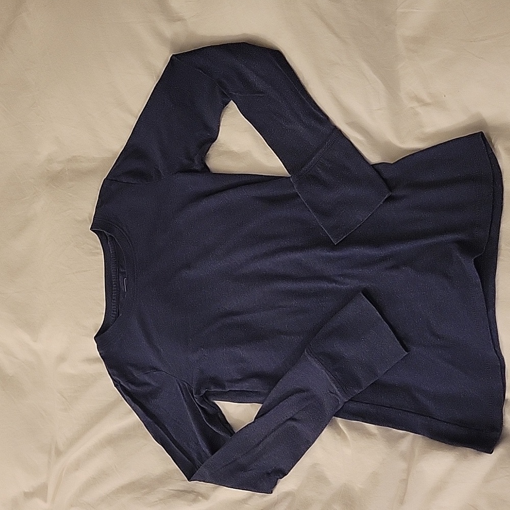 Size S long sleeve dark blue shirt from Target